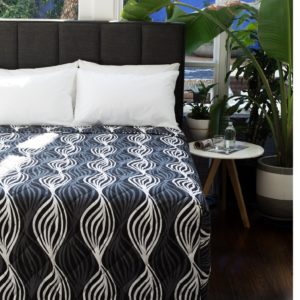Byron Charcoal Quilted Bedspreads